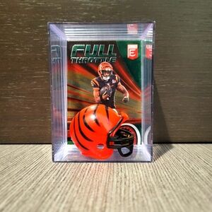 Ja'Marr Chase Cincinnati Bengals Mini Helmet Sports Box